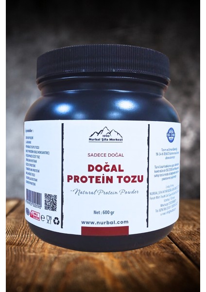 Doğal Protein Tozu 600 gr