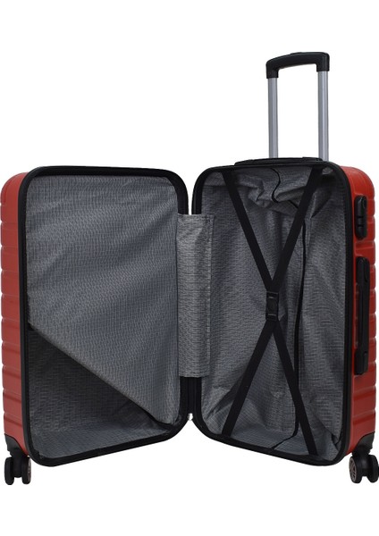 2'li Valiz Seti Orta Boy - Kabin Boy Pro Abs 1001
