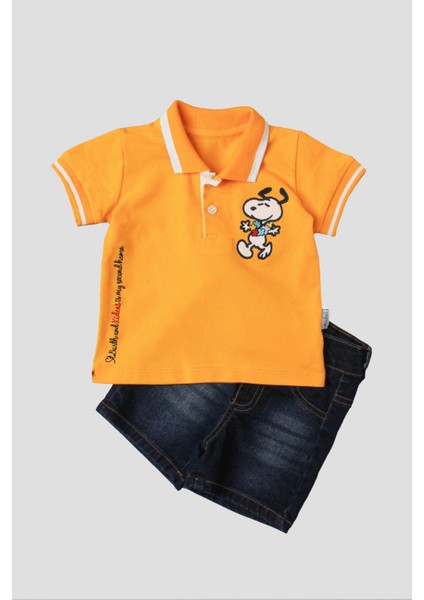 Erkek Bebek Pamuklu Polo Takım Pantolon Üst Ikili Takım Düğün Doğum Günü Nişan Nikah Bayram