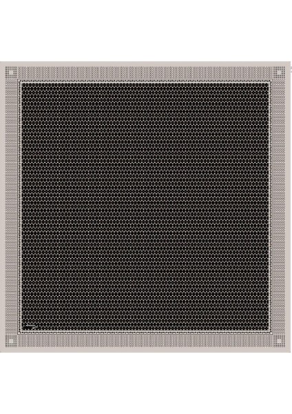 Armine Sport Twill Eşarp - 8556-05 Siyah Taş