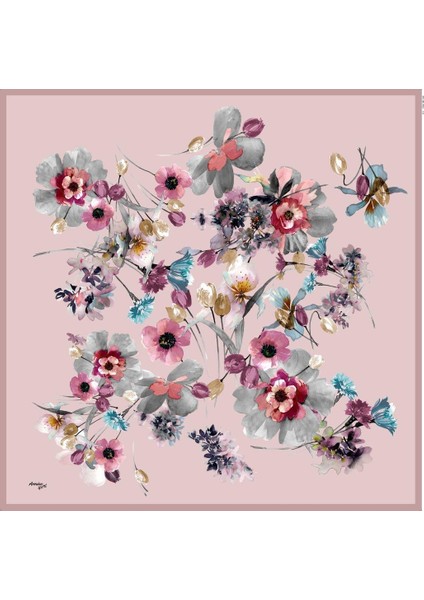 Armine Sport Twill Eşarp - 8723-31 Pudra