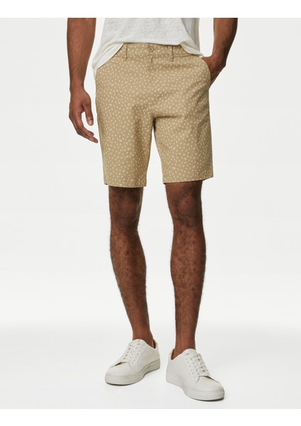 Palmiye Desenli Chino Şort fiyatları