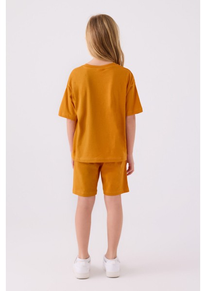Kız Çocuk Kiremit Bermuda Takım indirimleri