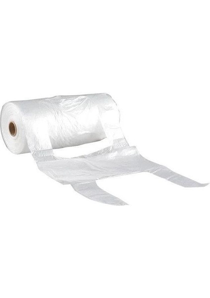 Rulo Market Poşeti Torbası - Atlet Poşet - Şeffaf - Orta Boy - 20X200 Adet - Koli