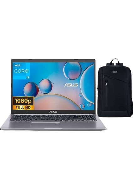 X515 X515EA-EJ3902 Intel Core I3 1115G4 4gb 128GB SSD Freedos 15.6" Taşınabilir Bilgisayar+Boz Çanta