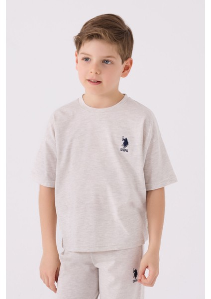 Erkek Çocuk Bej Melanj Bermuda Takımı fiyatları