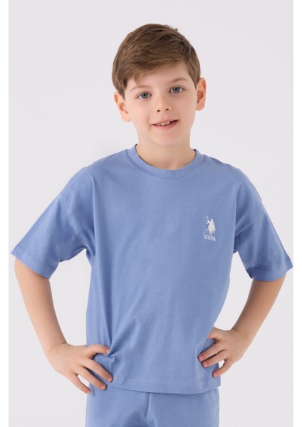 Erkek Çocuk Kirli Mavi Bermuda Takımı fiyatları