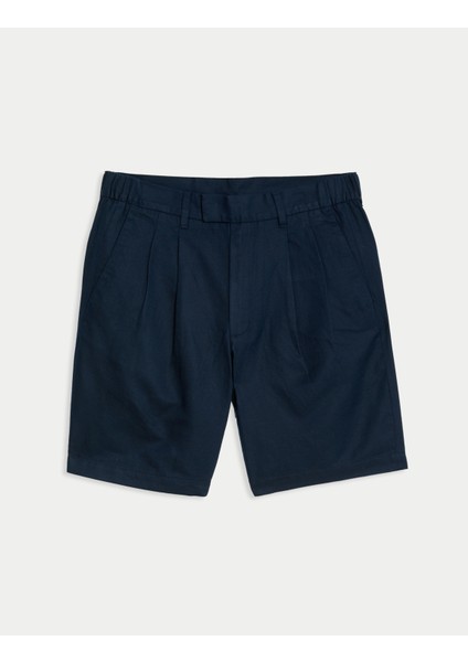 Regular Fit Keten Şort modelleri