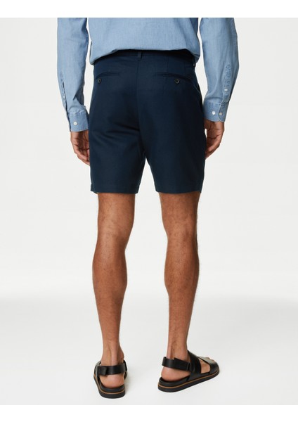 Regular Fit Keten Şort fırsatları