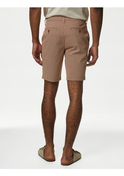 Regular Fit Desenli Şort modelleri