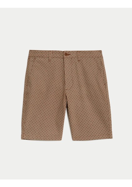 Regular Fit Desenli Şort fırsatları