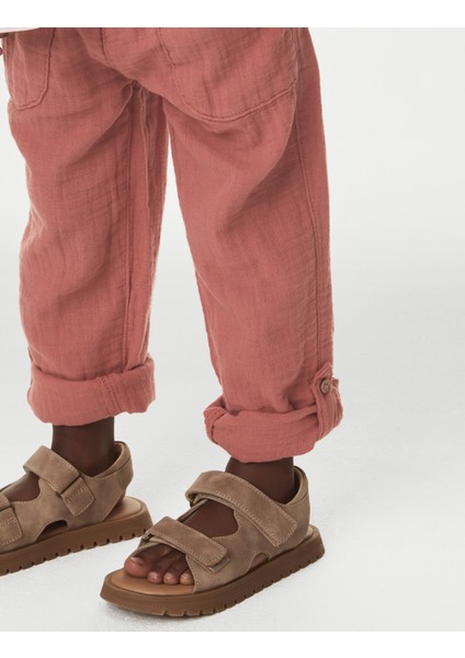 Saf Pamuklu Regular Fit Pantolon