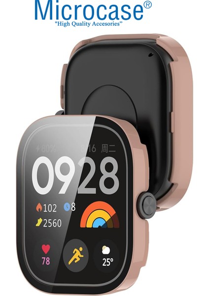 Xiaomi Redmi Watch 4 Ekran Korumalı Sert Rubber Kılıf - AL3173 modelleri