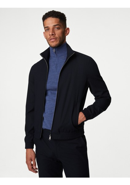 Marks & Spencer Tailored Fit 360 Flex™ Bomber Ceket