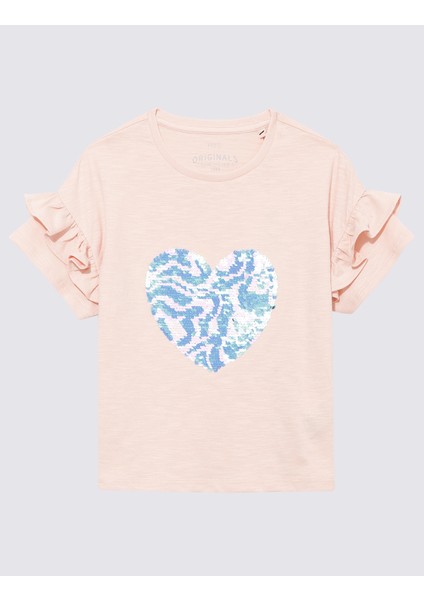 Saf Pamuklu Kısa Kollu T-Shirt (2-8 Yaş)