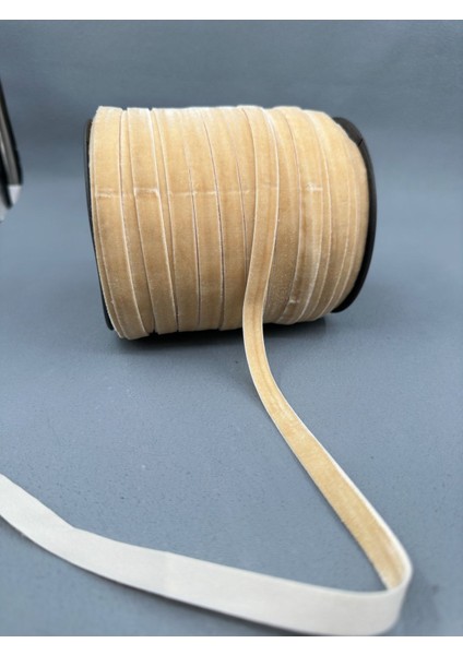 1 cm Düz Kadife-5 Metre