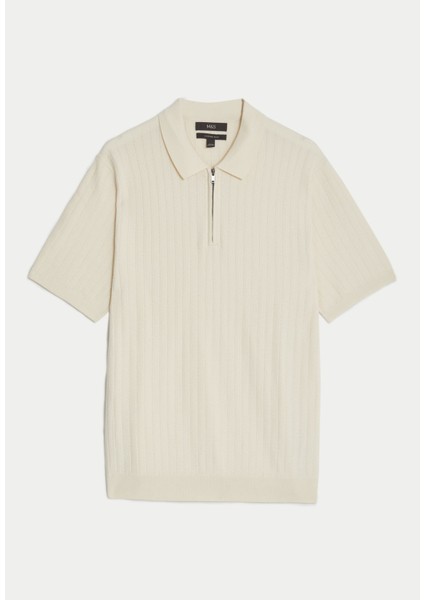 Kısa Kollu Örme Polo Yaka T-Shirt modelleri