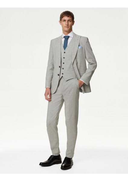 Tailored Fit Klasik Keten Ceket fiyatları