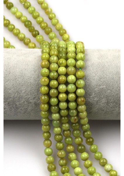 Yeşil Opal Doğal Taş Dizi 6 mm Küre Kesim