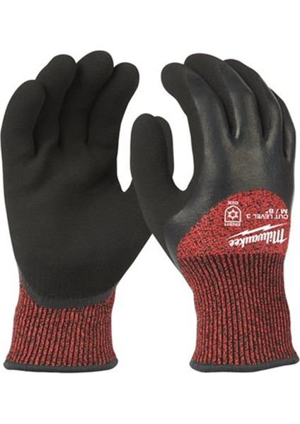 3. Derece Kesik Korumalı Kışlık Nitril Eldiven - L/9 T4932471348