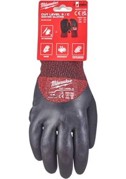 3. Derece Kesik Korumalı Kışlık Nitril Eldiven - L/9 T4932471348 fiyatları