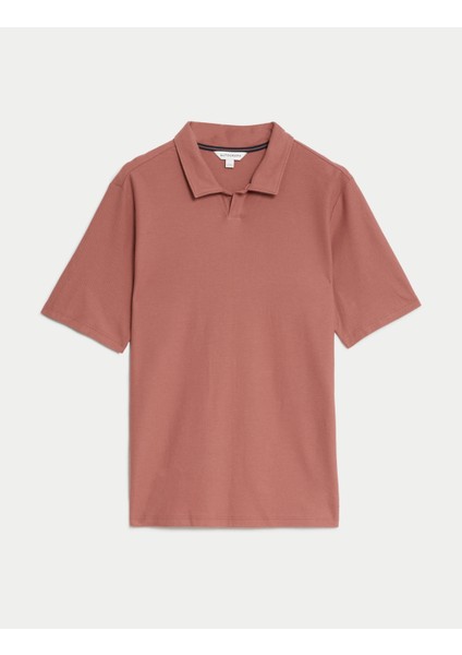 Supima® Cotton Polo Yaka Pijama Üstü fırsatları