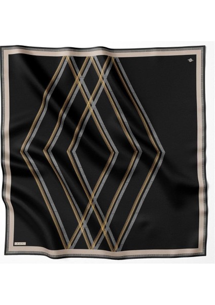 İpek Eşarp Nostalji - 8833-09 Siyah Taş Sura fiyatları