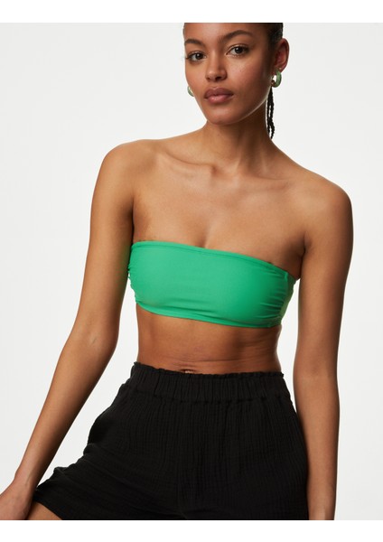 Marks & Spencer Regular Fit Bandeau Bikini Üstü