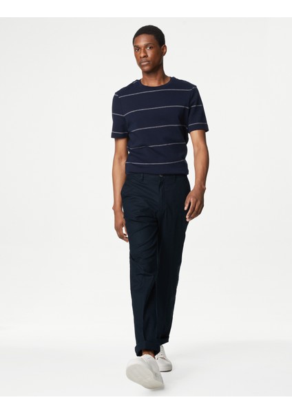 Marks & Spencer Regular Fit Keten Chino Pantolon