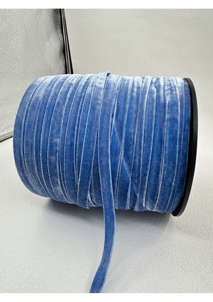 1 cm Düz Kadife-5 Metre