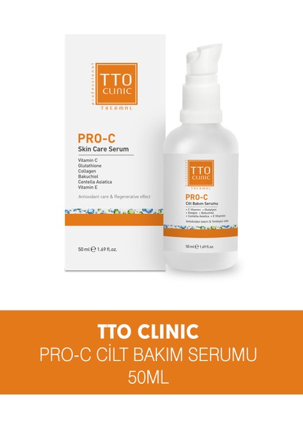 Tto Clınıc Pro-C Cilt Bakım Serumu 50 ml