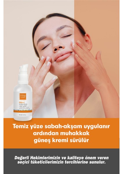 Tto Clınıc Pro-C Cilt Bakım Serumu 50 ml