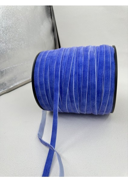 1 cm Düz Kadife-5 Metre