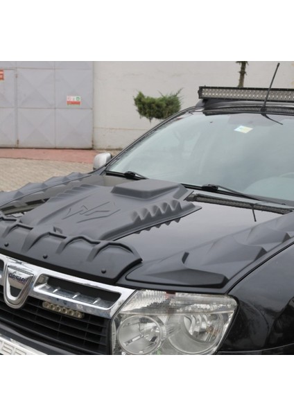 Dacia Duster Uyumlu 2010-2017 Abs Ön Kaput Scoop Ve Dragon Set 4 Parça