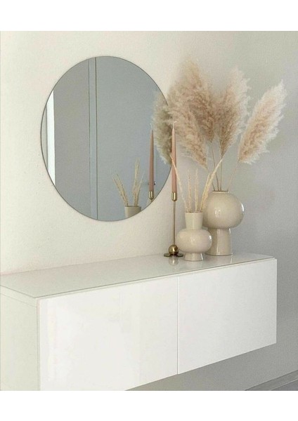 Ant Home Ayna / Yuvarlak Ayna / Dekoratif Ayna / Banyo Aynası/konsol Aynası 60 ÇAP