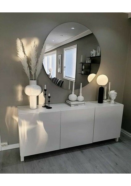 Ant Home Ayna / Yuvarlak Ayna / Dekoratif Ayna / Banyo Aynası/konsol Aynası 60 ÇAP