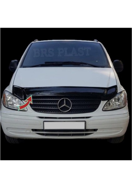 Mercedes Vito W639 Uyumlu 2003-2013 Abs Kaput Rüzgarlığı