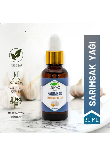 Sarımsak Yağı | % 100 Saf Maserasyon 30 ml