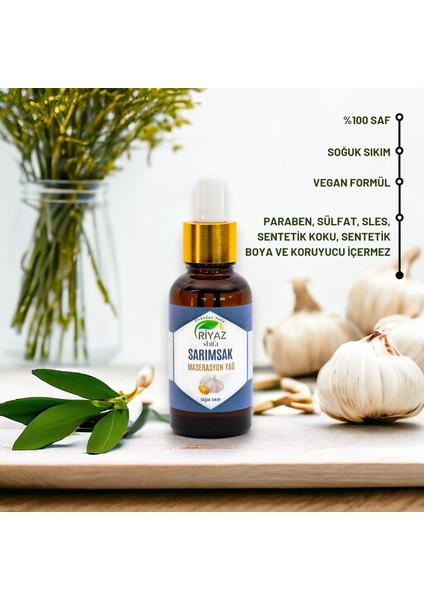 Sarımsak Yağı | % 100 Saf Maserasyon 30 ml