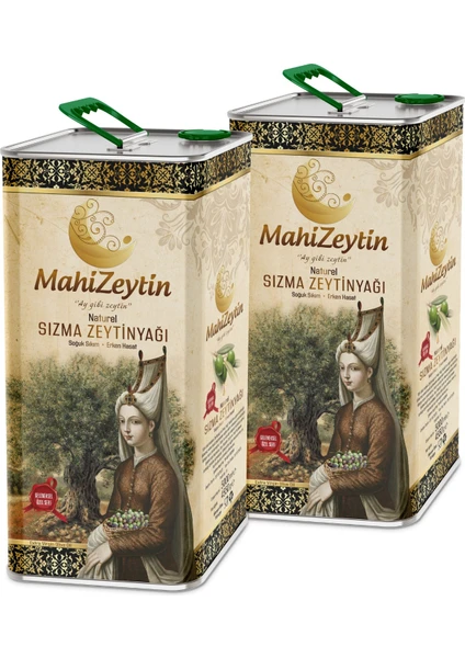 Mahi Zeytin Mahizeytin 10 Litre Soğuk Sıkım  Natürel Sızma Zeytinyağı