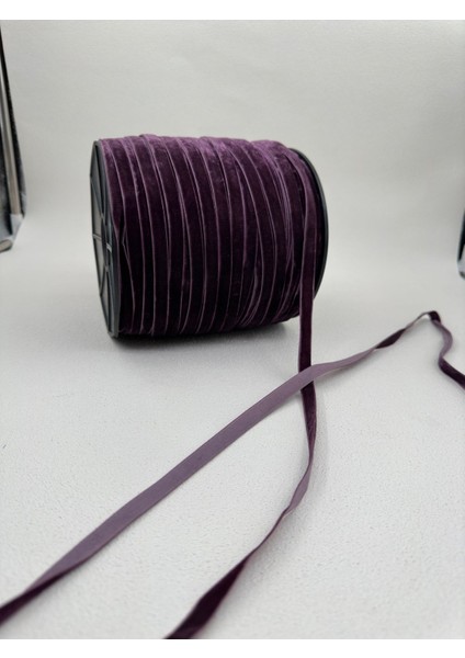 1 cm Düz Kadife-5 Metre
