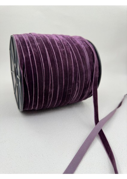 1 cm Düz Kadife-5 Metre
