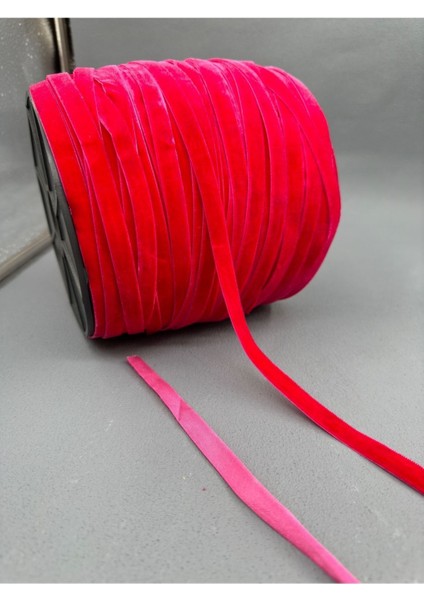 1 cm Düz Kadife-5 Metre