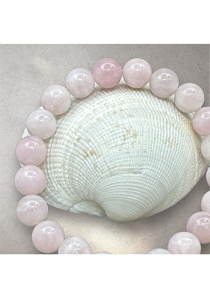 Sertifikalı Pembe Kuvars Doğaltaş Bileklik modelleri