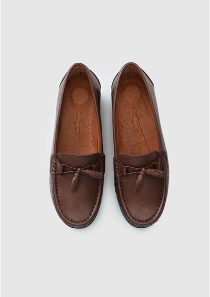 Taba Deri Kadın Ayakkabı indirimleri