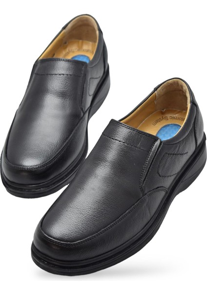 7878 Ortopedik Taban Siyah Deri Erkek Ayakkabı Mevsimlik fiyatları