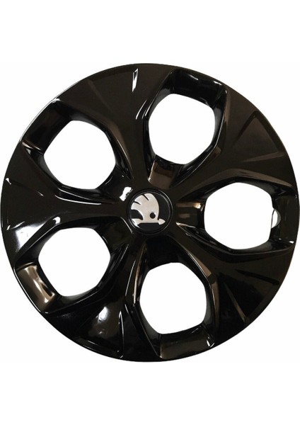 Chery Araçlarına Uyumlu 14 Inç Piano Black Siyah Jant Kapağı 4 Adet