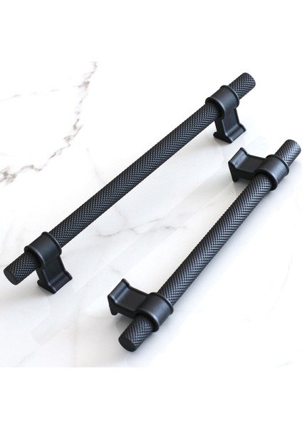 Hisar Siyah Metal Kulp 224 Mm-22.4 cm Mobilya Çekmece Mutfak Dolabı Dolap Kulpları