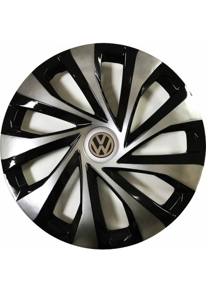 Volkswagen Scirocco Uyumlu 15 Inç Piano Black Siyah Jant Kapağı 4 Adet