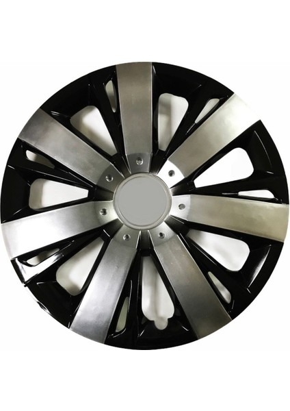 Audi A2 Uyumlu 15 Inç Piano Black Siyah Jant Kapağı 4 Adet